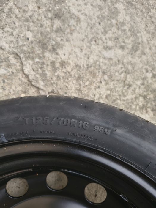 Roată rezervă slim 5x112
