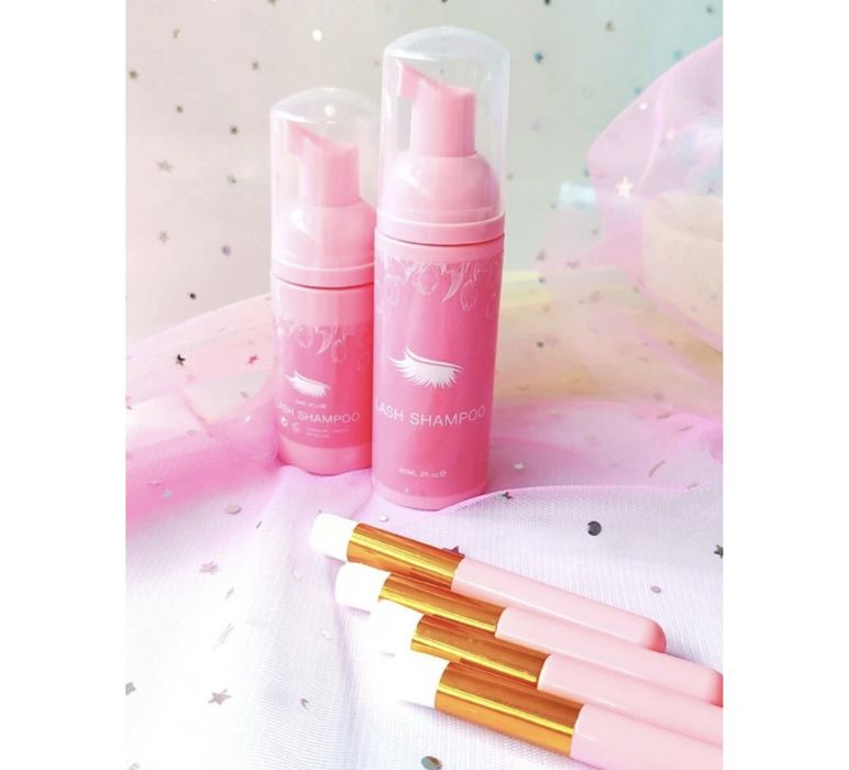 Шампоан за мигли 60мл и измивна четка