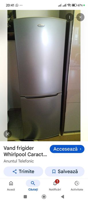 Vând FRIGIDER Whirlpool