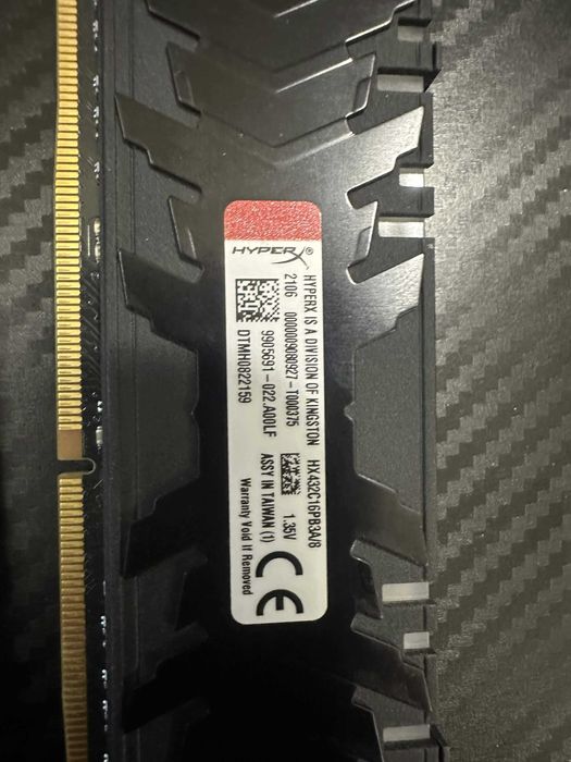 16GB HyperX Predator RGB DDR4  [Kit 2x8] RAM 3200MHz