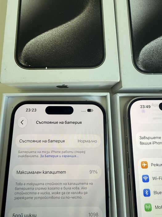 15pro.като нови.91% батерия