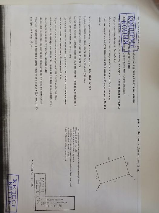 Земельный участок под ИЖС
