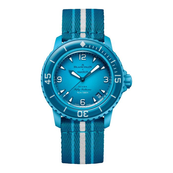 Blancpain X Swatch Scuba Fifty Fathoms Blue Lagoon