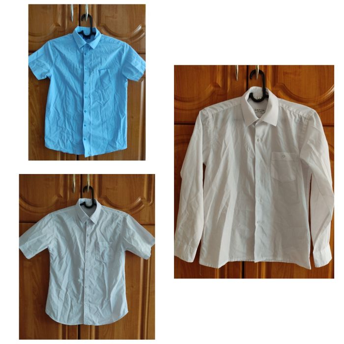 Продам школьные рубашки на мальчика. Возраст 8-9-10 лет.