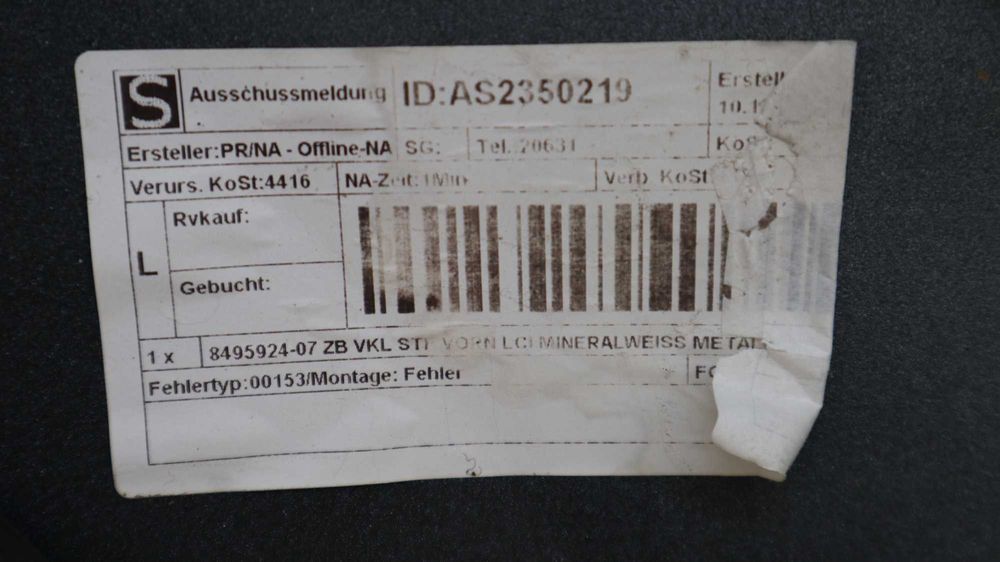Предна броня БМВ 7 серия Г11 Г12 Фейс BMW G11 G12 LCI