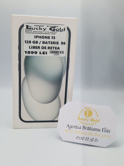 Iphone 15 128 GB Bat 86 cod 23995