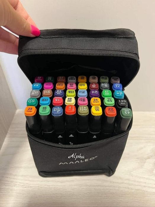 Комплект маркери с алкохолна основа