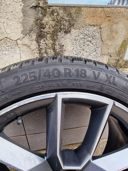 Jante OEM Skoda/WW  RS+Cauciucuri Continental WinterContact 225/40 R18