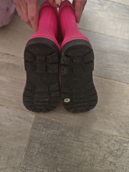 Vând cizme cauciuc , fetiță,roz 30-31