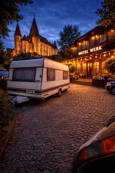 Rulotă cu panou solar