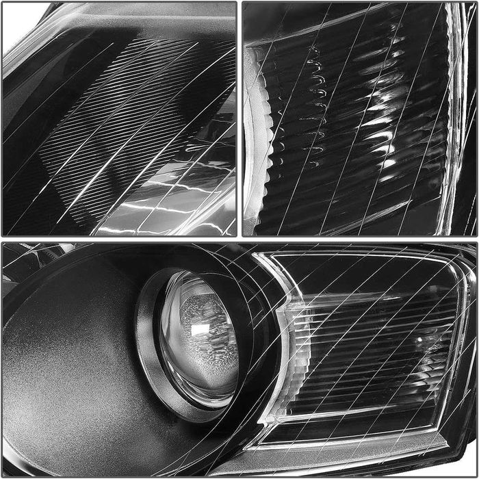 Faruri VW Passat B6 Lupa Fundal Negru DEPO