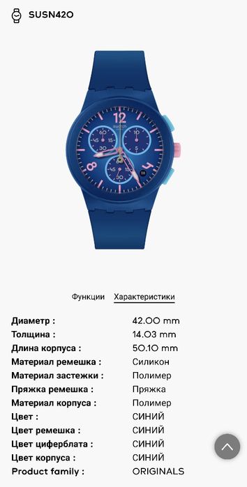 Часы SWATCH Лимитированная серия