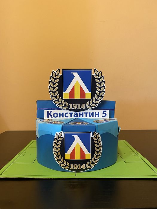 Картонена торта “Футбол”, Левски” и “Роналдо”