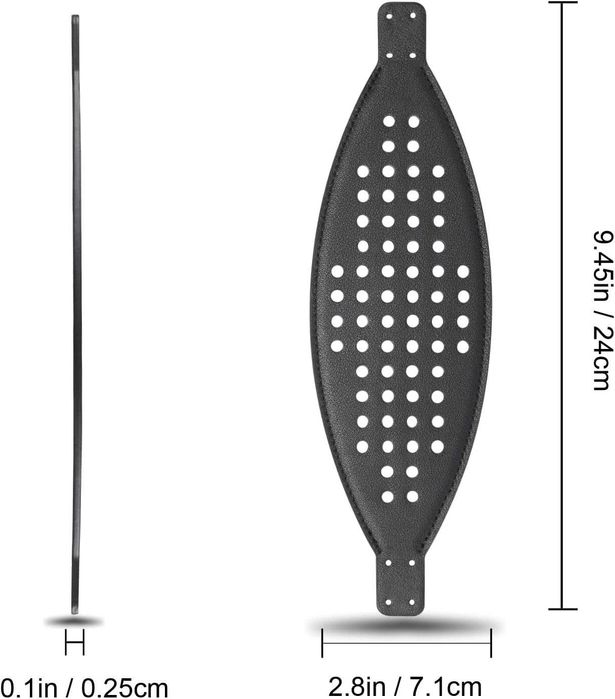 AHG Премиум наушници от овча кожа и лента за глава от телешка кожа