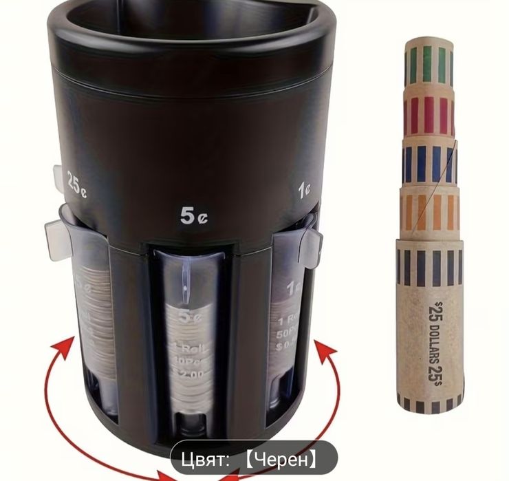 Ръчен 5 в 1 сортиращ брояч за евромонети