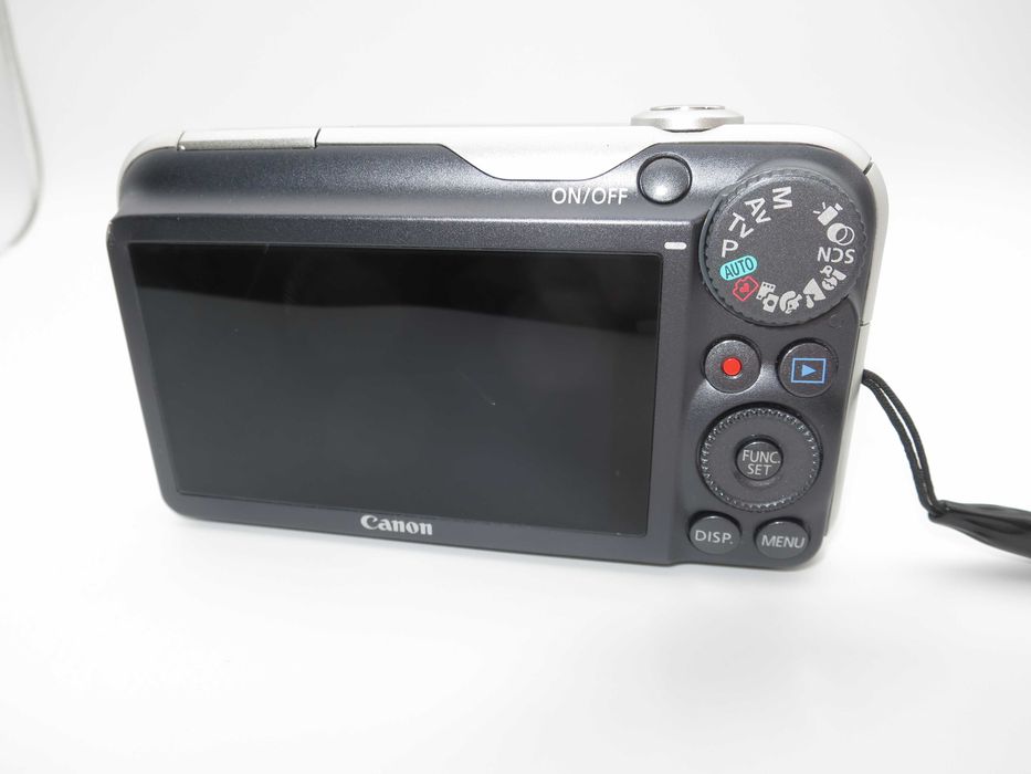 Canon PowerShot SX220 HS ултра компактен цифров фотоапарат с 14x Оптичен Зум, дигитална камера с Full HD в чудесно състояние, работи отлично