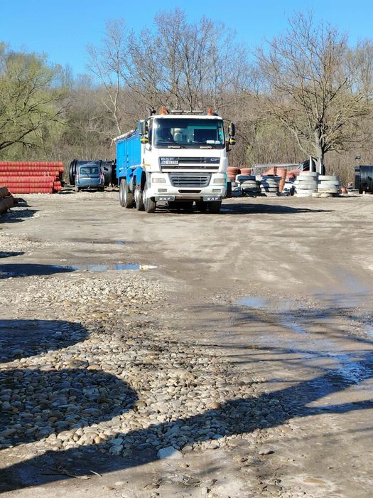 Vand / Scimb cu Buldoexcavator Autobasculanta 8x4 Daf Cf 85,
 2007 Euro 5