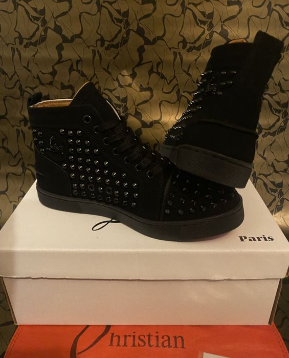 LICHIDARE STOC!! Adidasi / Sneakers Christian Louboutin Negru Orice Marime Noi Unisex