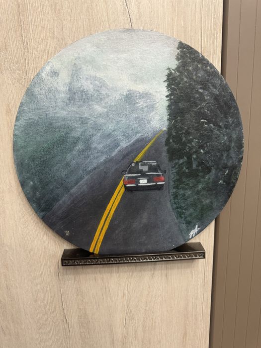 Картина круглая