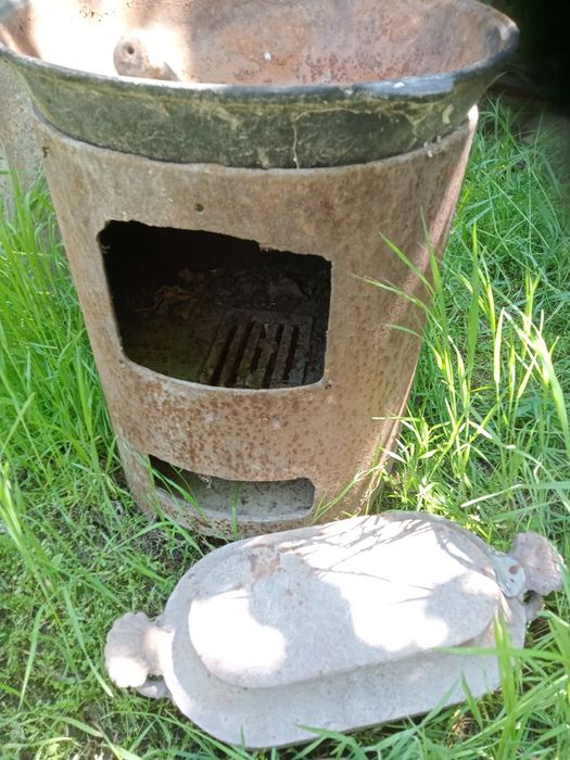 Фабричный очаг с казаном