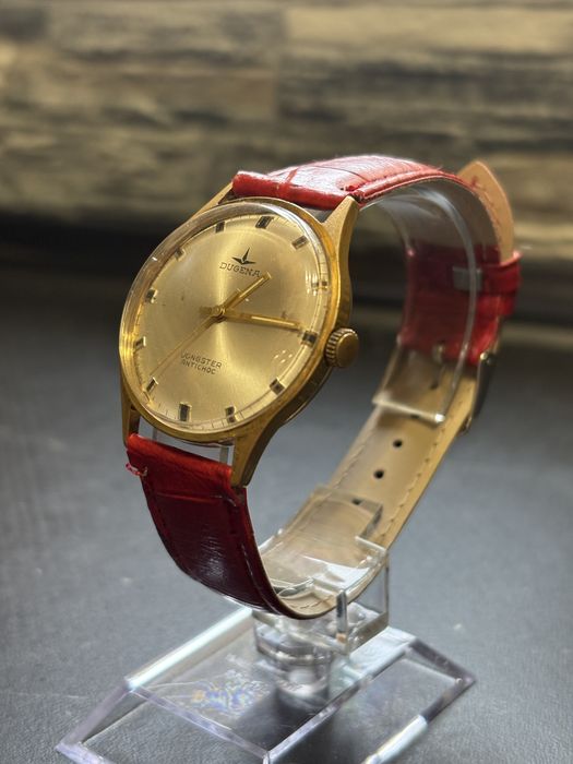 Ceas Dugena mecanic placat aur cal.1144