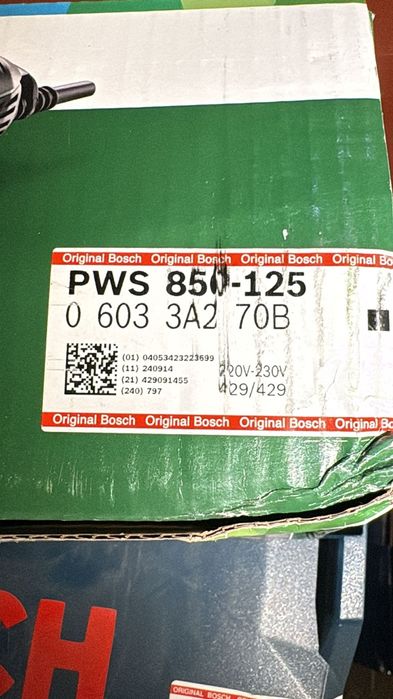 Polizor Unghiular Bosch PWS 850-125 06033A270B 850W Verde, produs nou