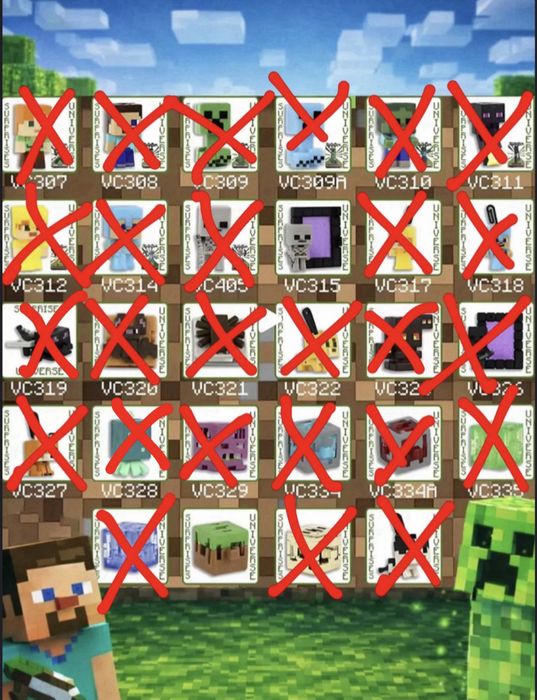 Игрушки Kinder Joy Minecraft