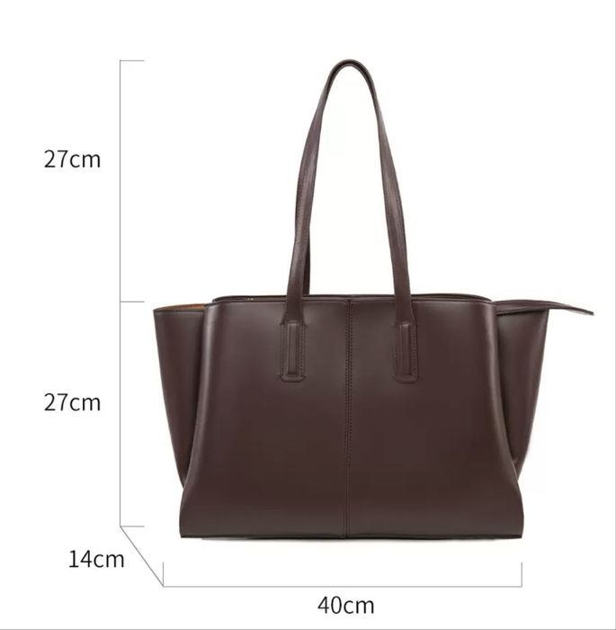 Сумка шоппер коричневая