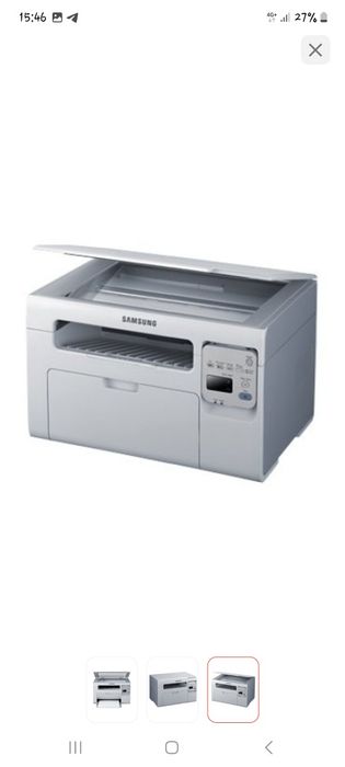 Samsung принтер 3 в 1. Б/у. Черно-белый