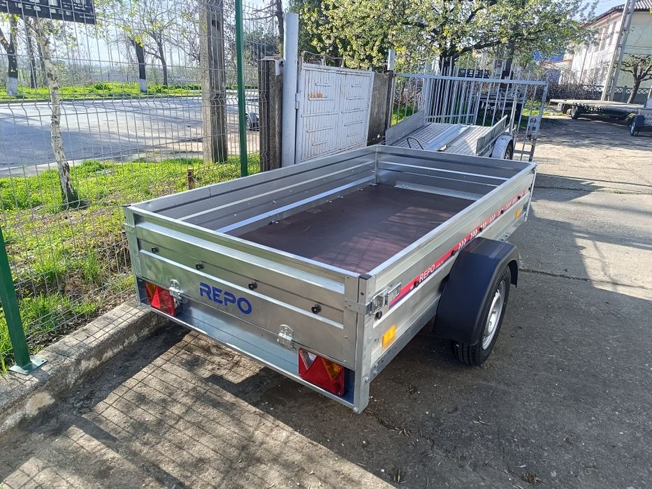 Remorca 750 kg 2.4 x 1.25 m , Valahaia cu șasiu intarit