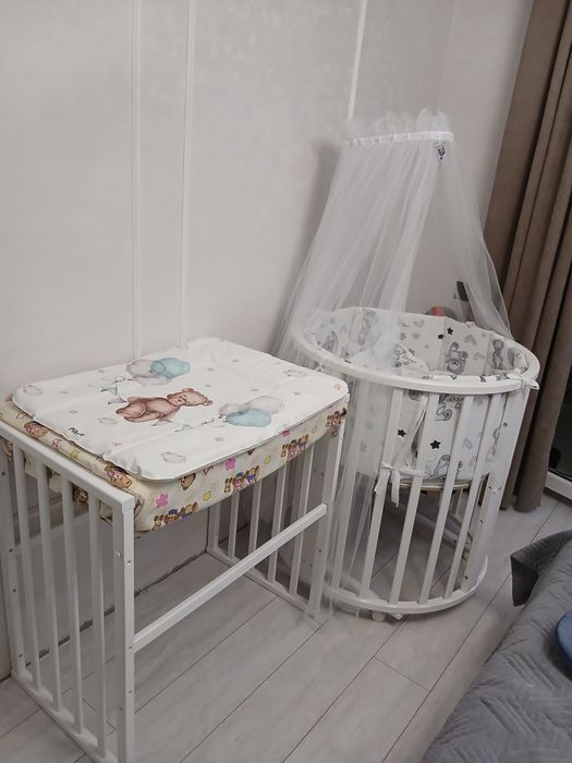 Продам кроватку 7в1 и конверт