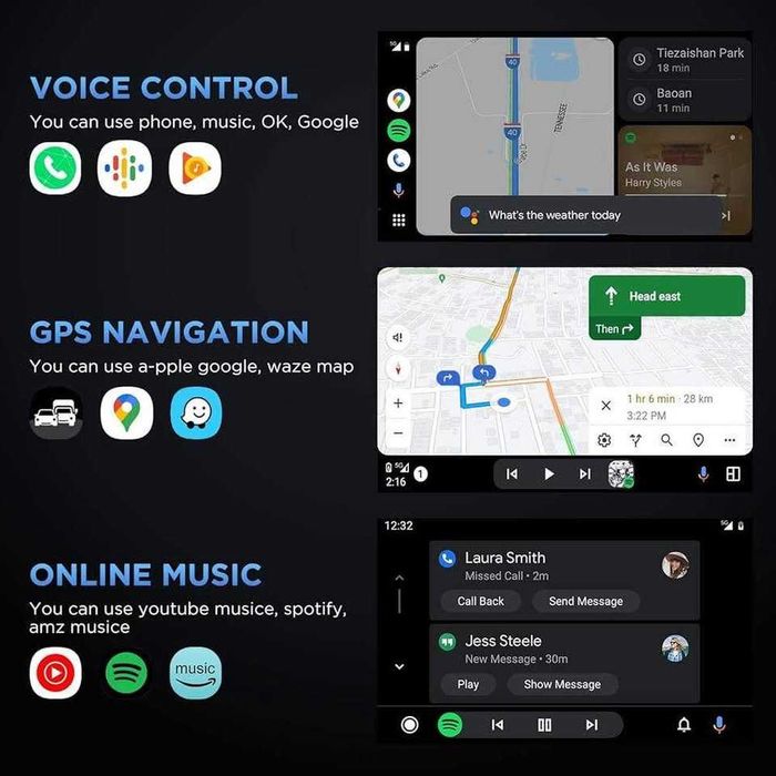 “MSXTTLY” Wireless Android Auto Adapter