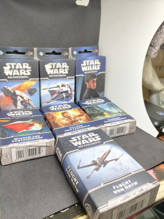 Lot 7 Expansiuni Star Wars: The Card Game LCG (Limba Germană) Sigilate