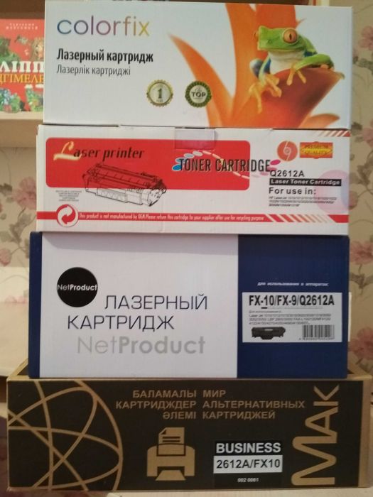 Картриджи  для принтеров и ксероксов.