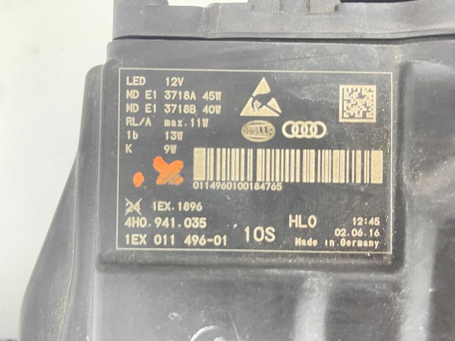 Ляв фар матричен за AUDI A8 D4 4H - 4H0941035