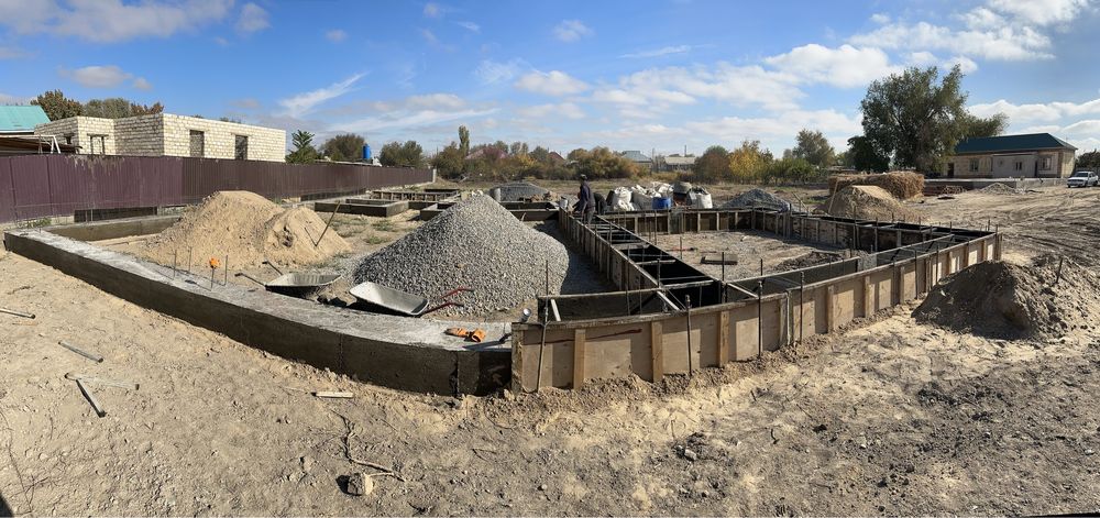 Кызылорда Фундамент, забор