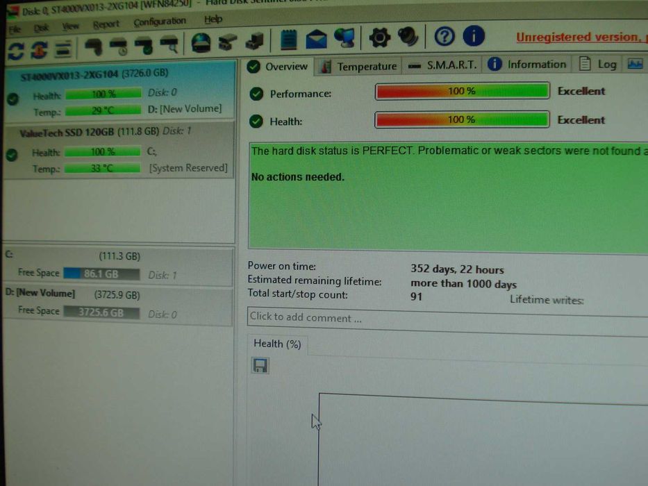 Hard disk hdd skyhawk seagate 4tb sata