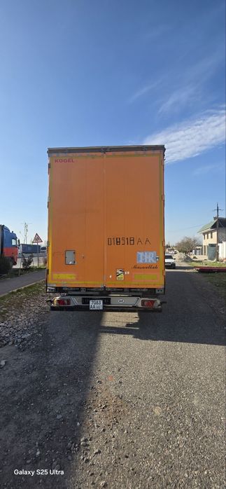 Прицеп KOGEL Сотилади  
 Йили: 2011
 Ҳажми: 105 куб
 Мост: Саф мост, у