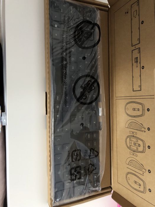 kit mouse si tastatura wireless HP 455 nou