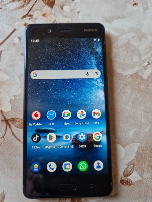 NOKIA 8,tempered blue
