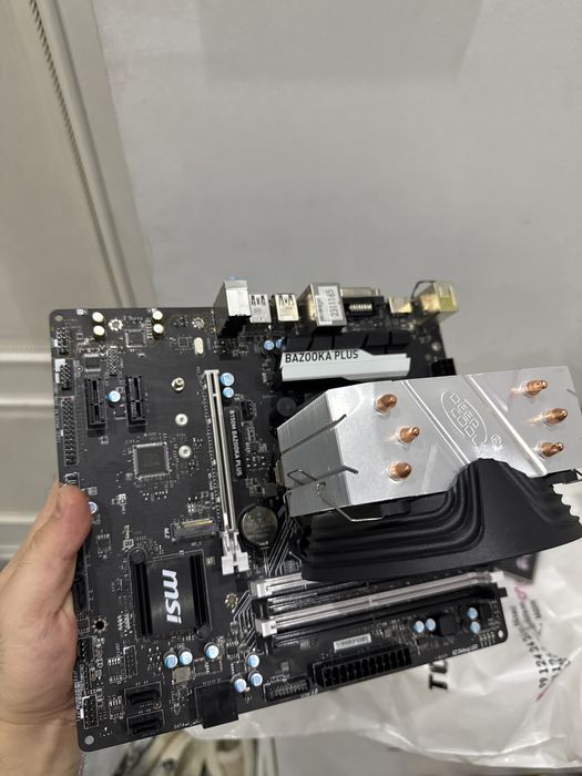 i5 - 6700 k процессор + материнка MSI bazooka plus