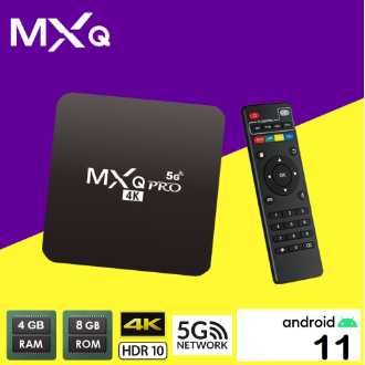 Нови 4K Android TV Box 2GB 16GB MXQ PRO Android TV 9 wifi play store
