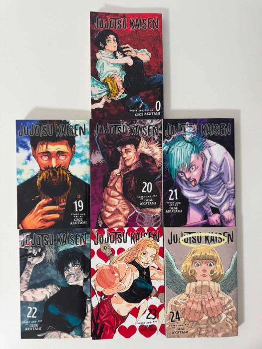 Cărți Colectie Manga - Death Note, Jujutsu Kaisen, Attack on Titan