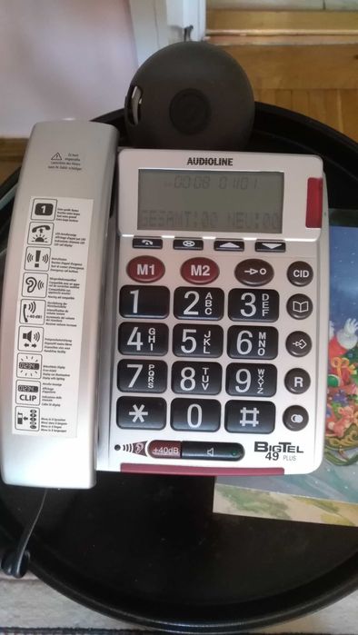 Telefon pt persoane cu deficiente de auz BigTel49Plus, nou, functional
