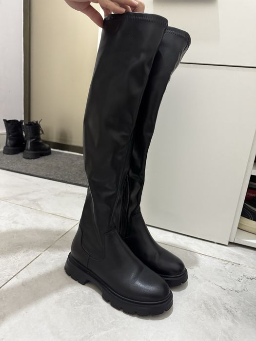 Продам ботфорды натуральная кожа