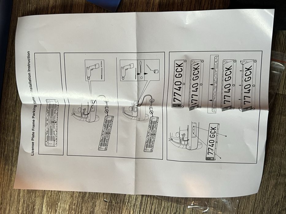 Стоика за Рег. Номер+ Парктроник.