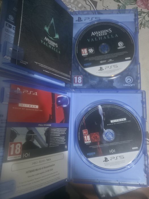 Pachet 4 Jocuri PS5 - Assassin's Creed, Hogwarts, Hitman
