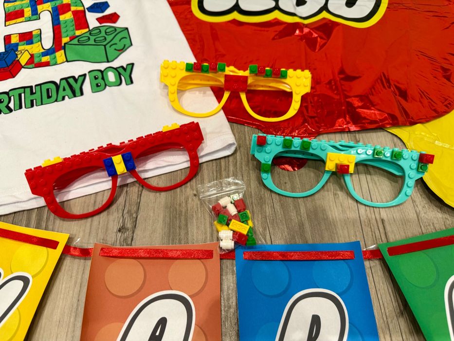 Декорации за рожден ден с Lego тема за 5 години