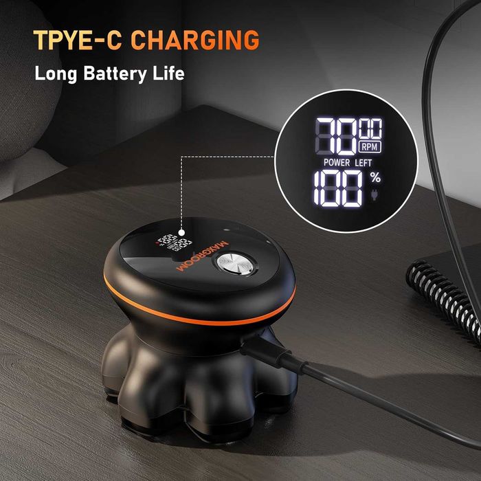 Maxgroom Самобръсначка за глава за плешиви мъже, 7D ,водоустойчива