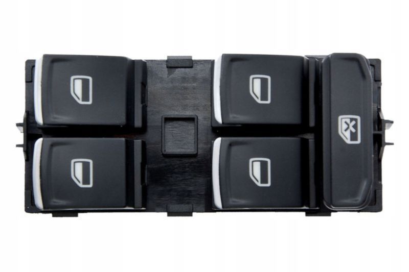 Бутон ключ за стъкла, Volkswagen, VW Passat B8, Golf 7, Polo 6, Хром